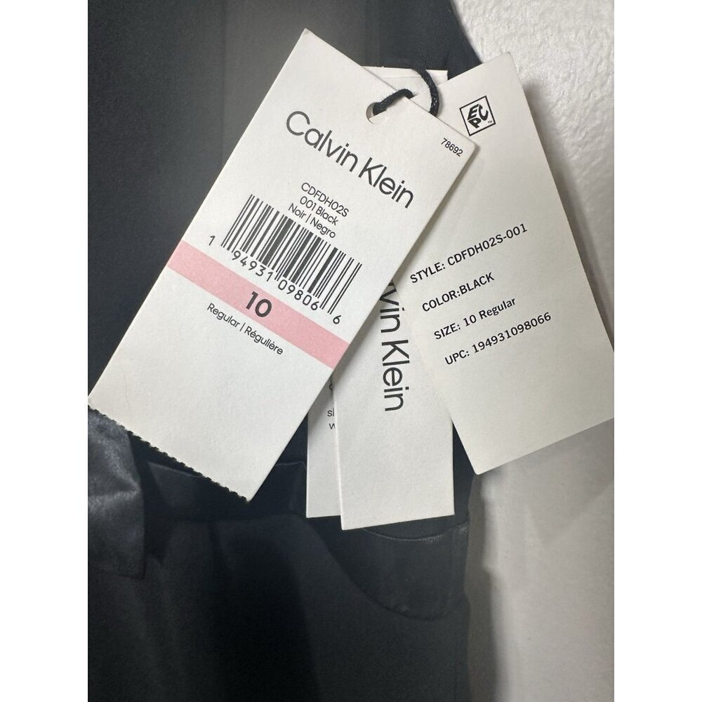 Calvin Klein Illusion Mesh Bow Special Occasion Dress Girls size 10 NWT - Picture 4 of 10
